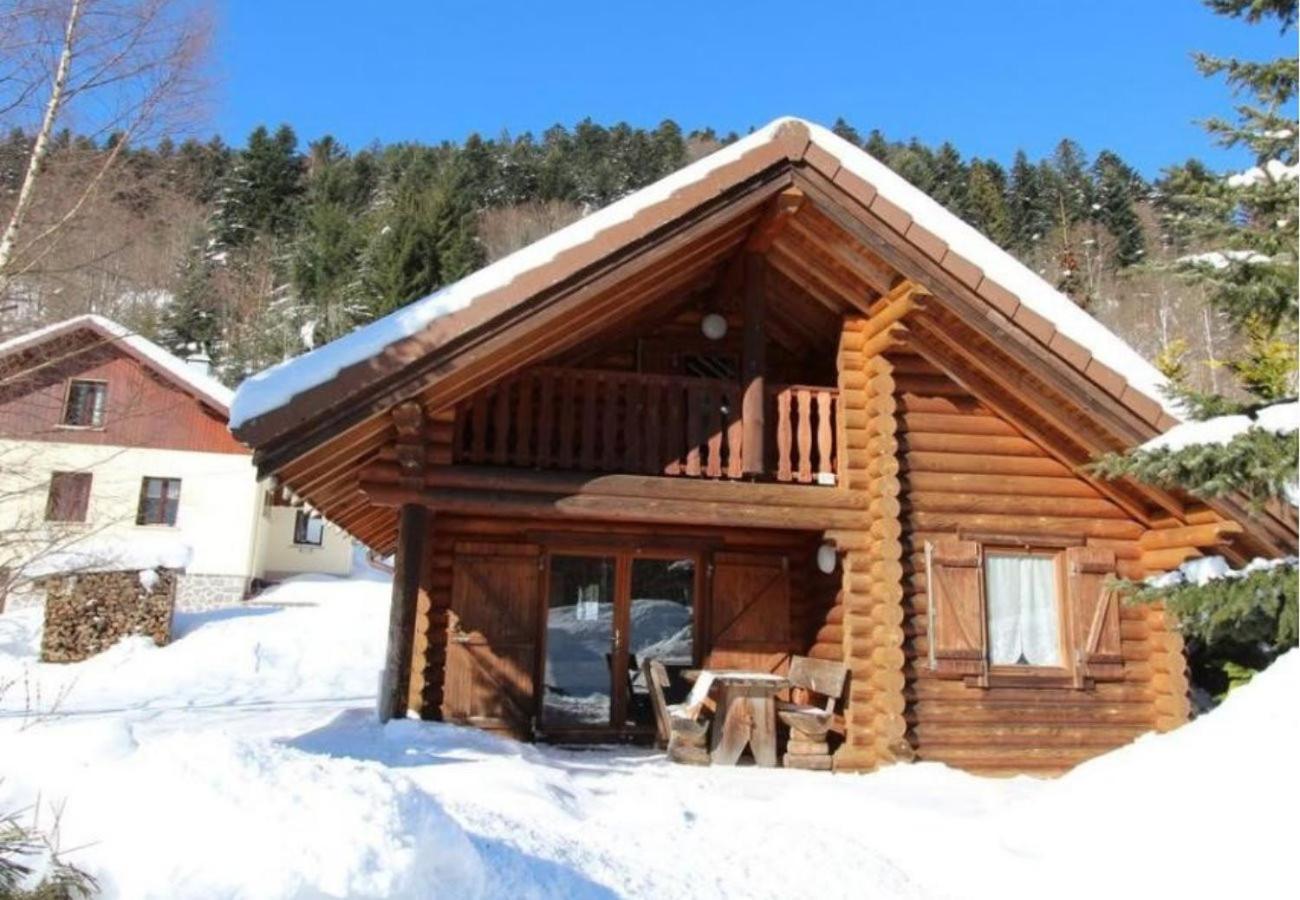 L'OURS NOIR Chalet en rondins La Bresse Buitenkant foto