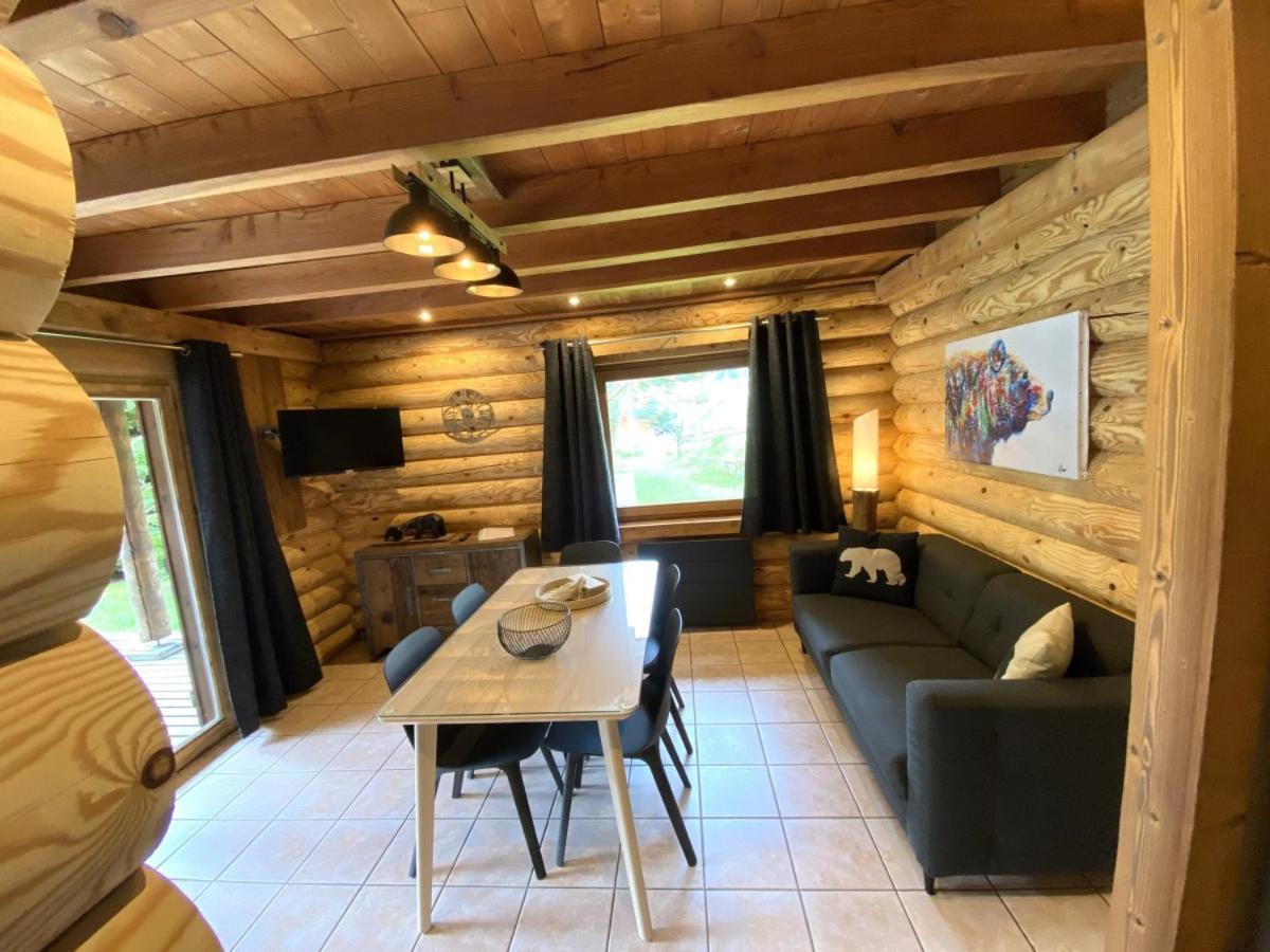 L'OURS NOIR Chalet en rondins La Bresse Buitenkant foto