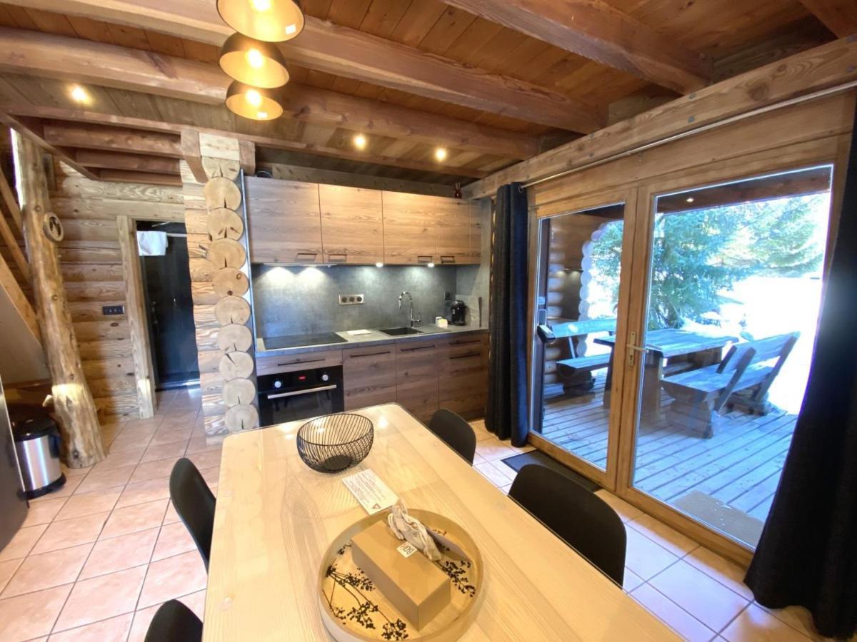L'OURS NOIR Chalet en rondins La Bresse Buitenkant foto