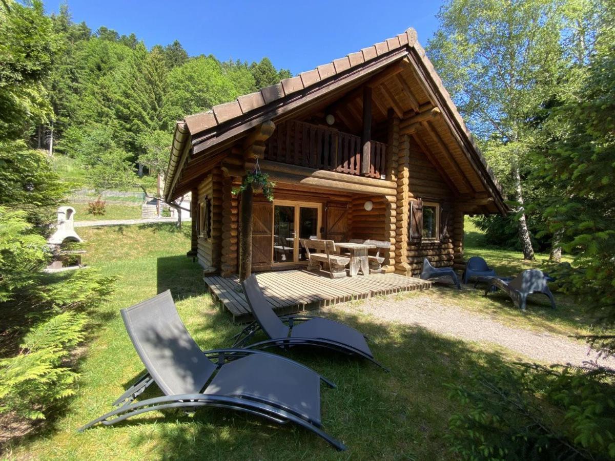 L'OURS NOIR Chalet en rondins La Bresse Buitenkant foto